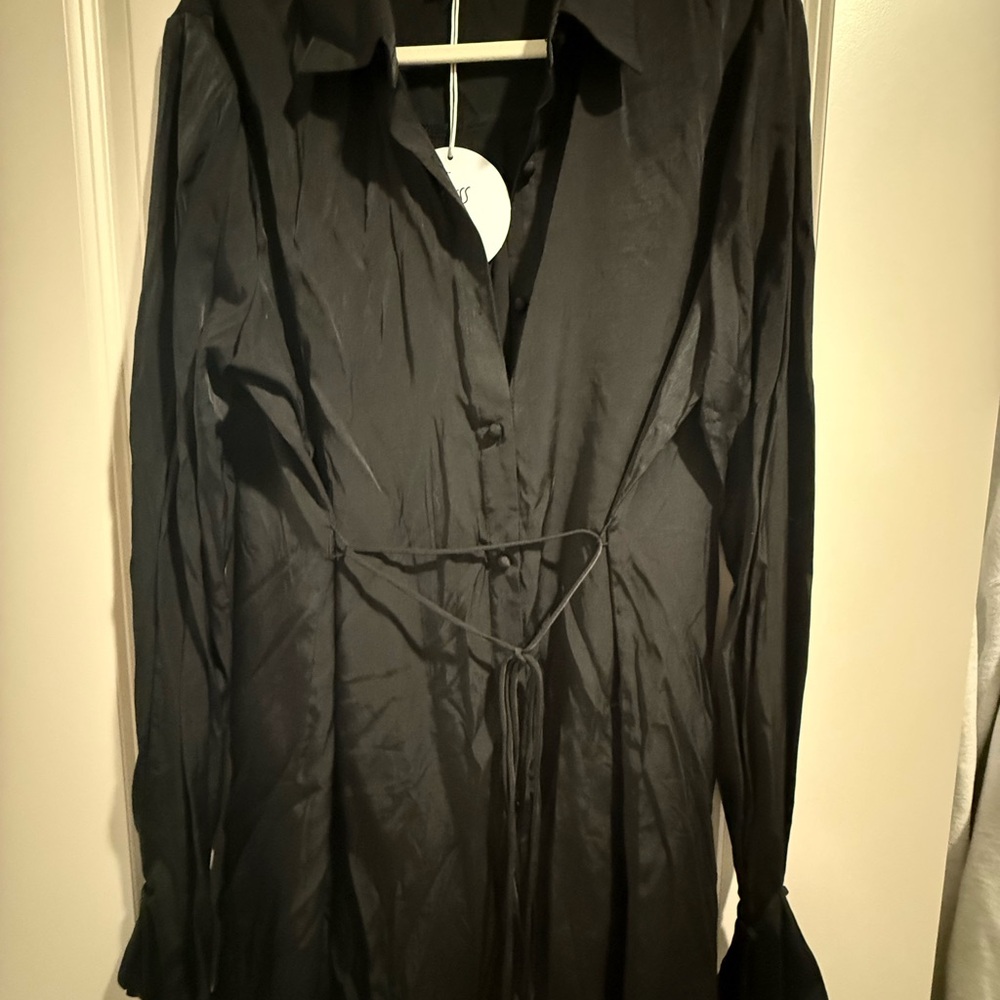 Princess Polly Elegant Black Mini Dress